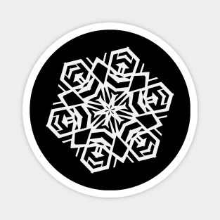 Paper Snowflake design no. 2 Magnet